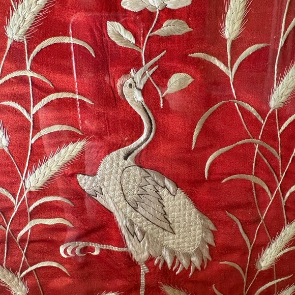 Antique Chinese Silk Embroidered Textile Qing Dynasty Mandarin Robe COA - Picture 5 of 10